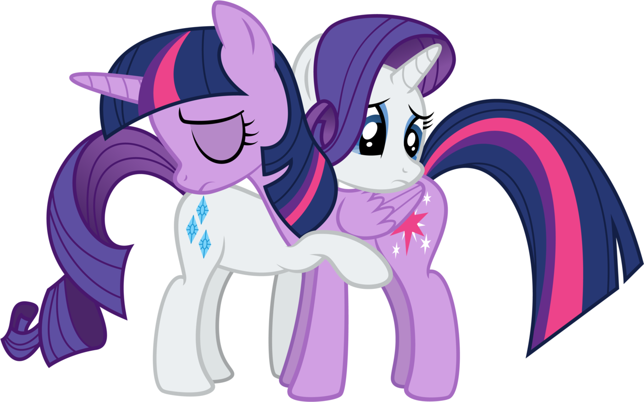 Absurd Res, Alicorn, Artist - My Little Pony Twilight Sparkle And Rarity (1280x799)