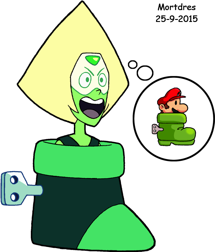 Peridots Foot By Mortdres On Deviantart - Steven Universe Peridot Feet (826x964)