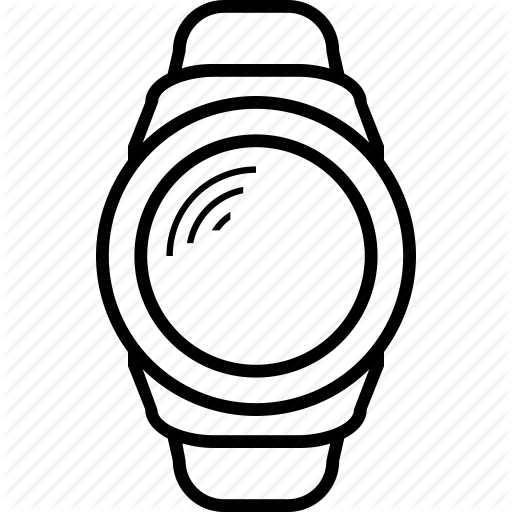 28 Collection Of Watch Drawing Png - Samsung Gear Watch Icon (512x512)