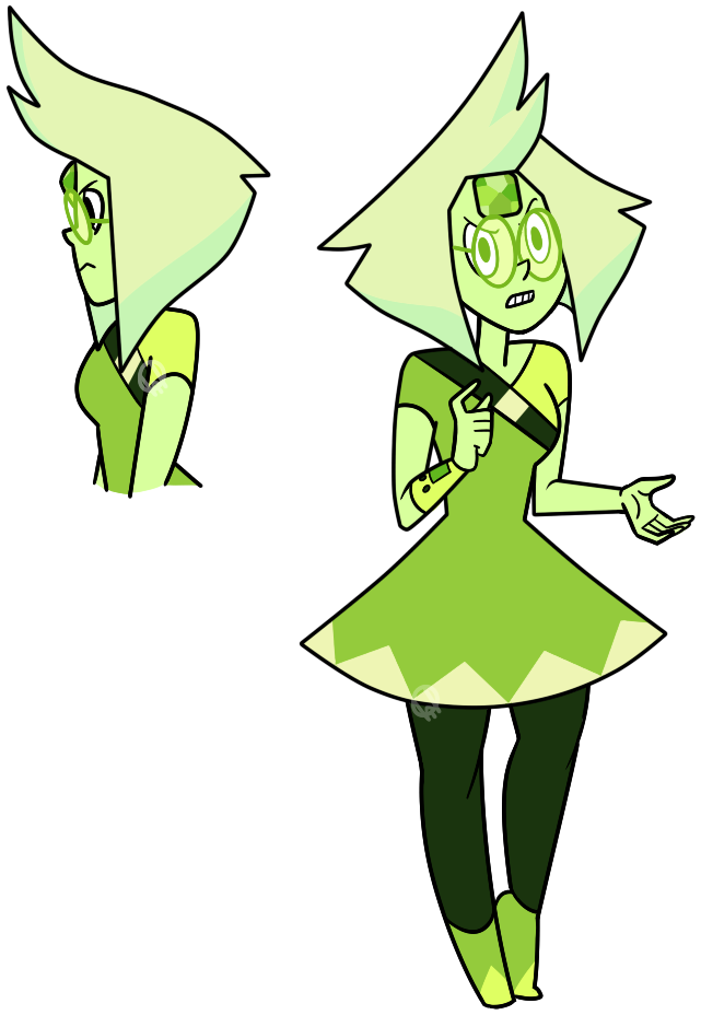 Suoc- Olive Peridot - Steven Universe Peridot Gemsona (641x928)
