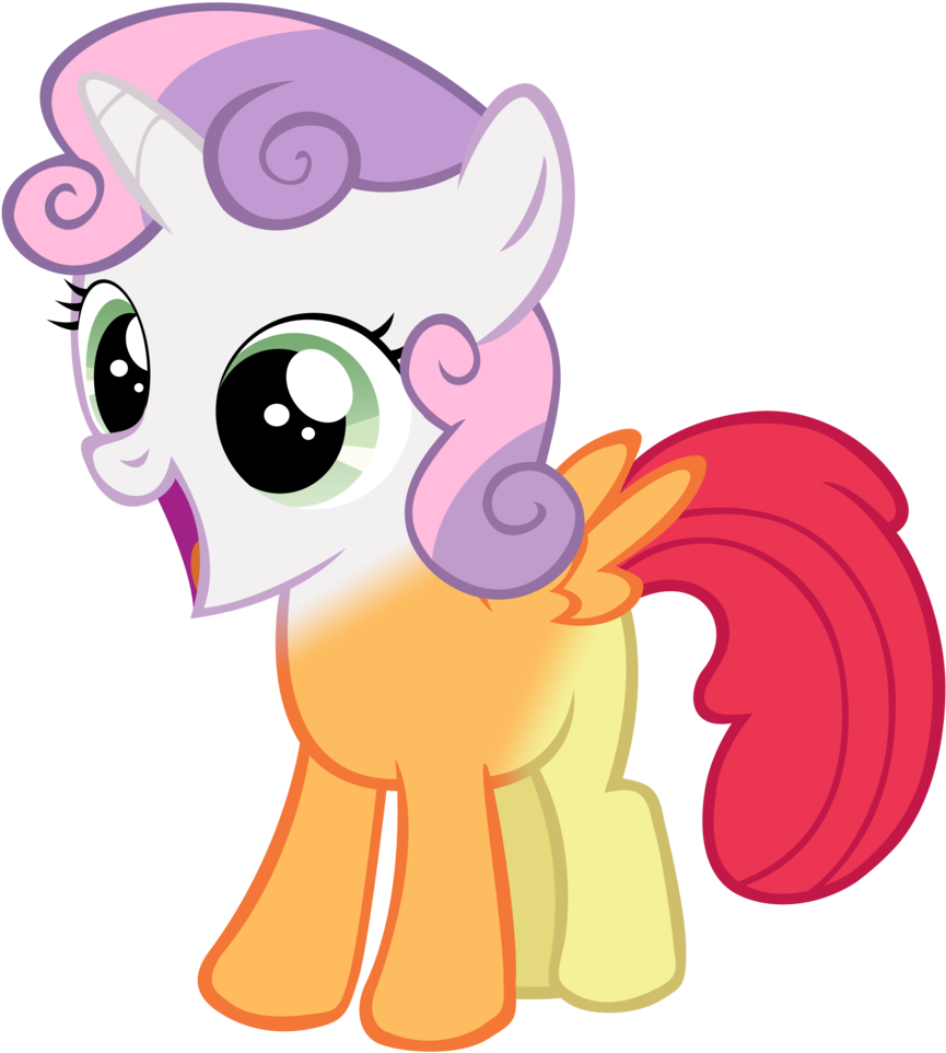 Applebloom - Cmc Mlp Alicorn (900x1000)
