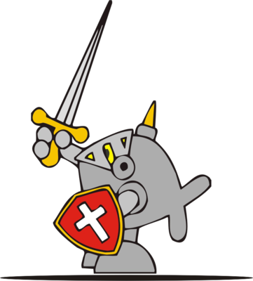 Raised Sword Clip Art Christartcom - Sword (361x400)