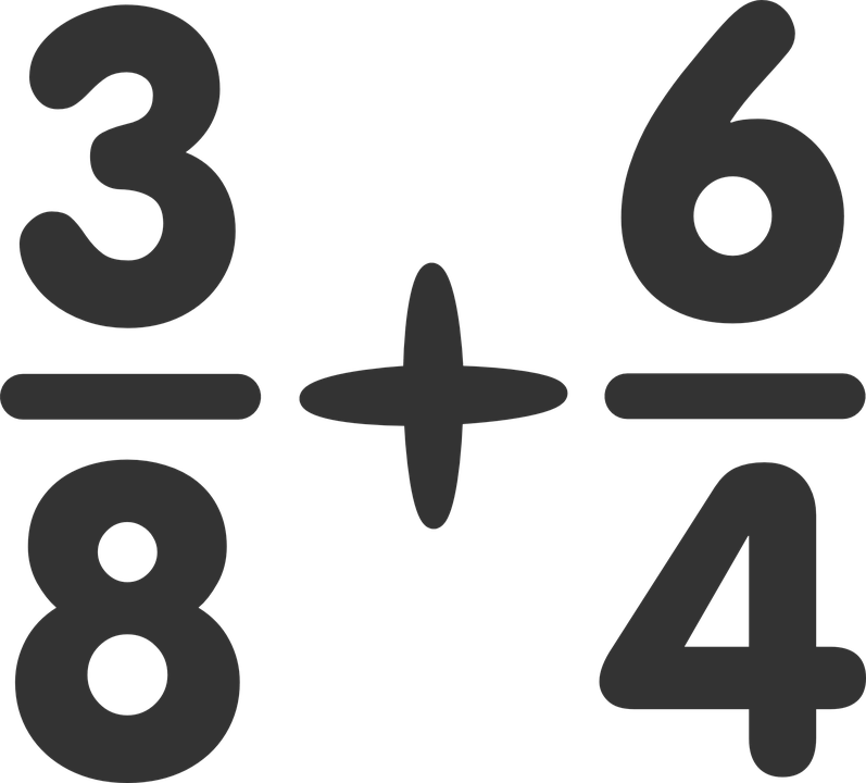 You Can Create This Board With Fractions, Decimals - Math Equation Clipart (797x720)