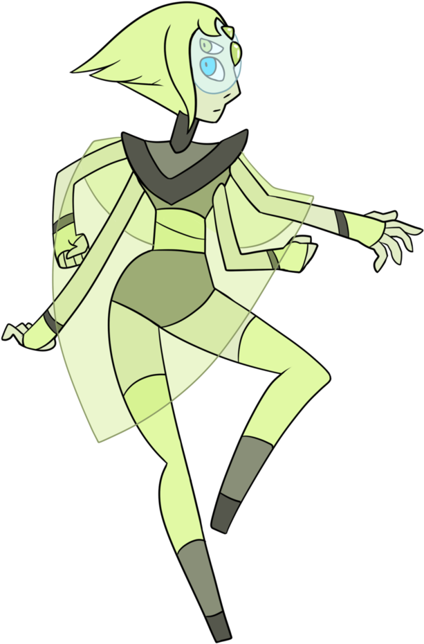 Pearl Peridot Fusion By Squeezybat - Fusions Fan Made Steven Universe (755x1057)