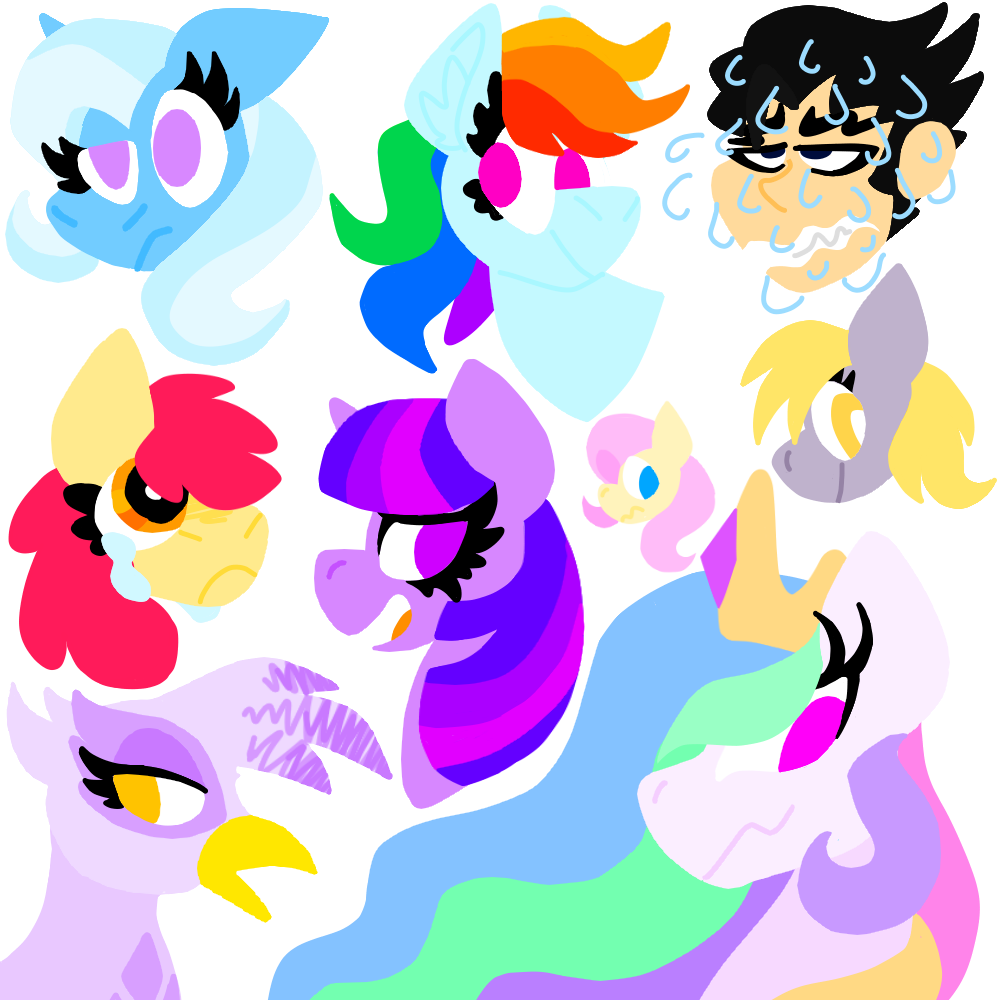 Phoenix Wright The Great And Powerful Trixie Lulamoon - Cartoon (1000x1000)