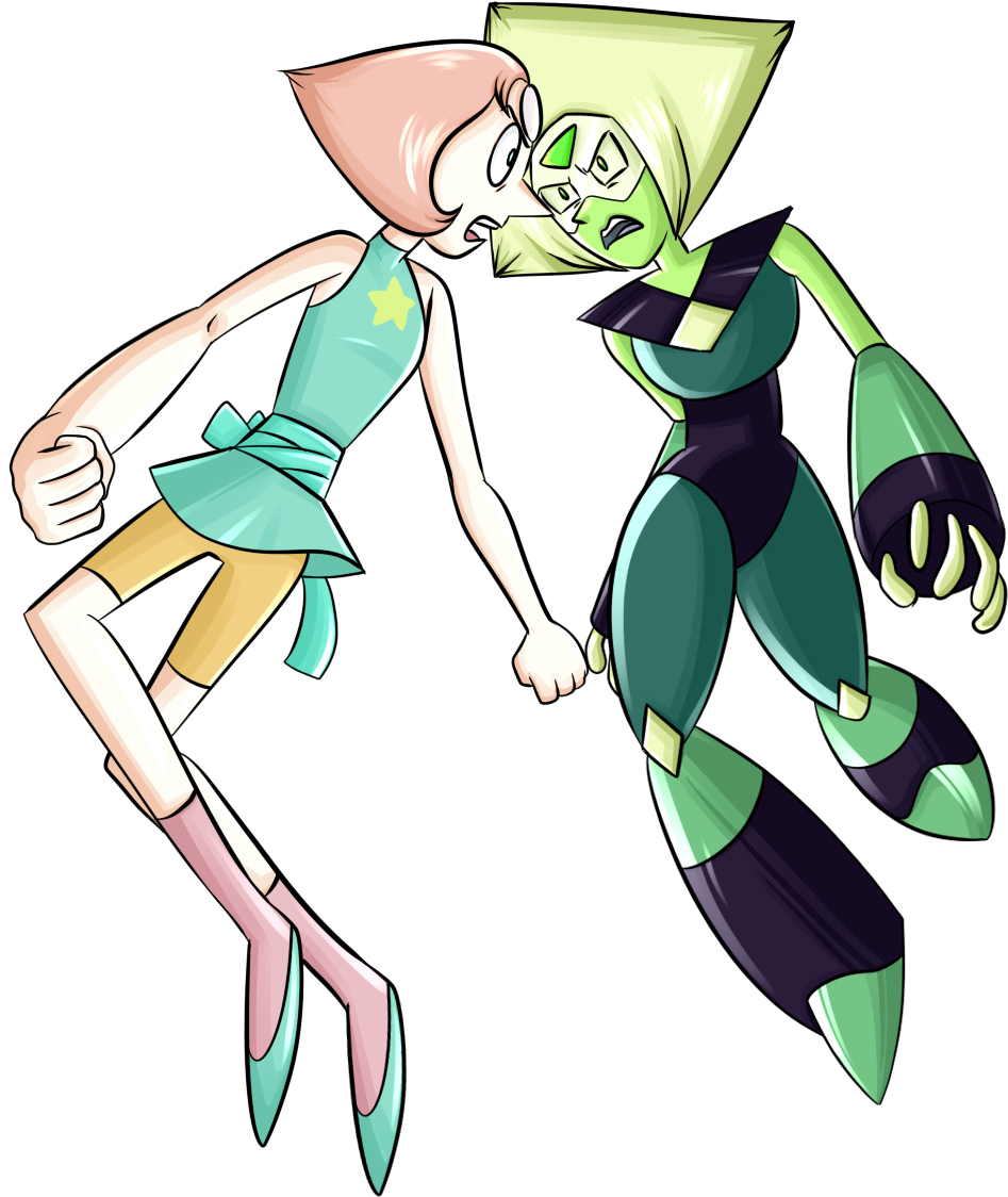 Pearl - Steven Universe Pearl Vs Peridot (1200x1280)
