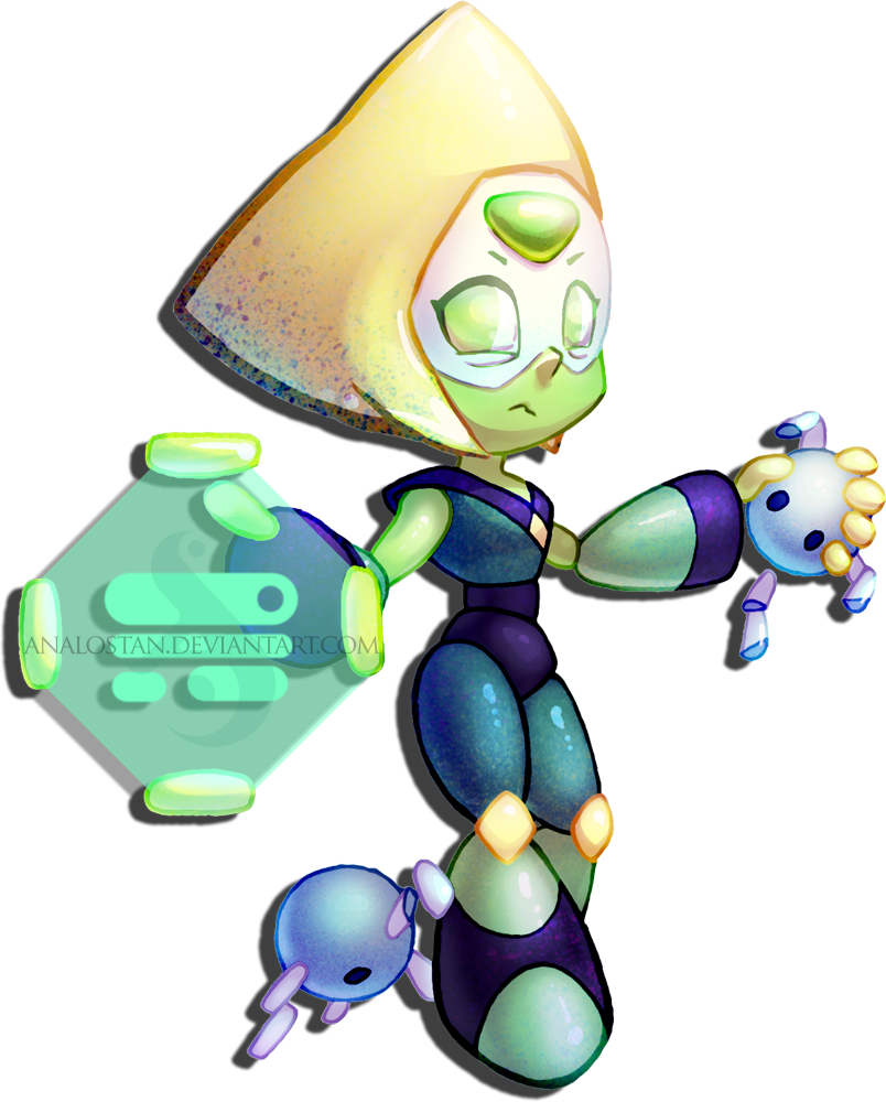 Analostan Deviantartco Pearl Technology Clip Art - Steven Universe Chibi Peridot (804x1000)