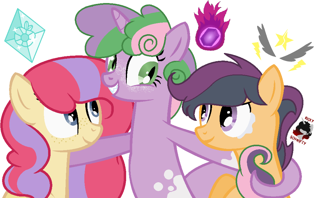 Magical Lesbian Spawn, Next Generation, Oc, Oc Only, - Apple Bloom Next Gen (1100x660)