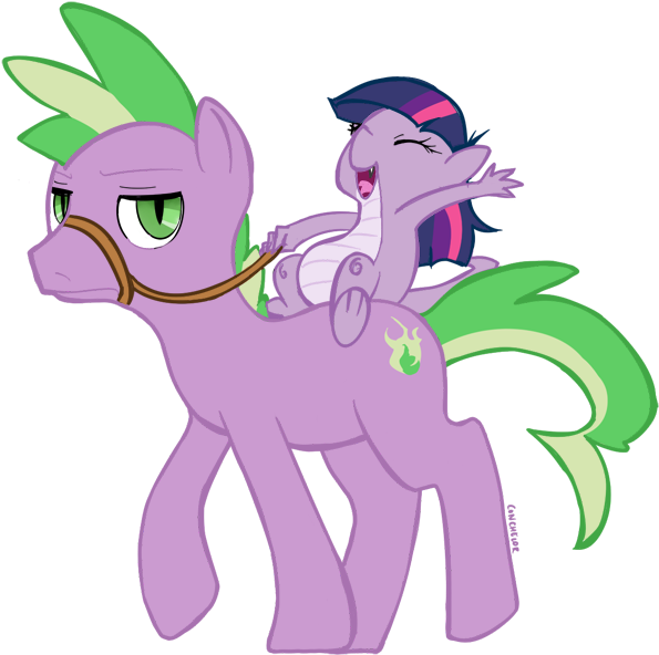 Dragons Riding Ponies, Ponified, Ponified Spike, Pony, - Spike The Dragon As A Pony (682x622)