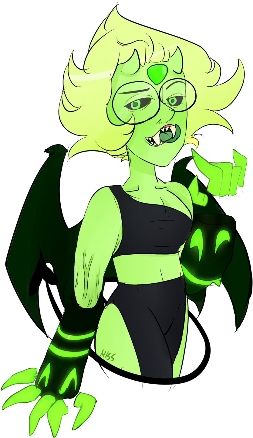 Demon Au Peridot By Misspolycysticovary Demon Au Peridot Peridot