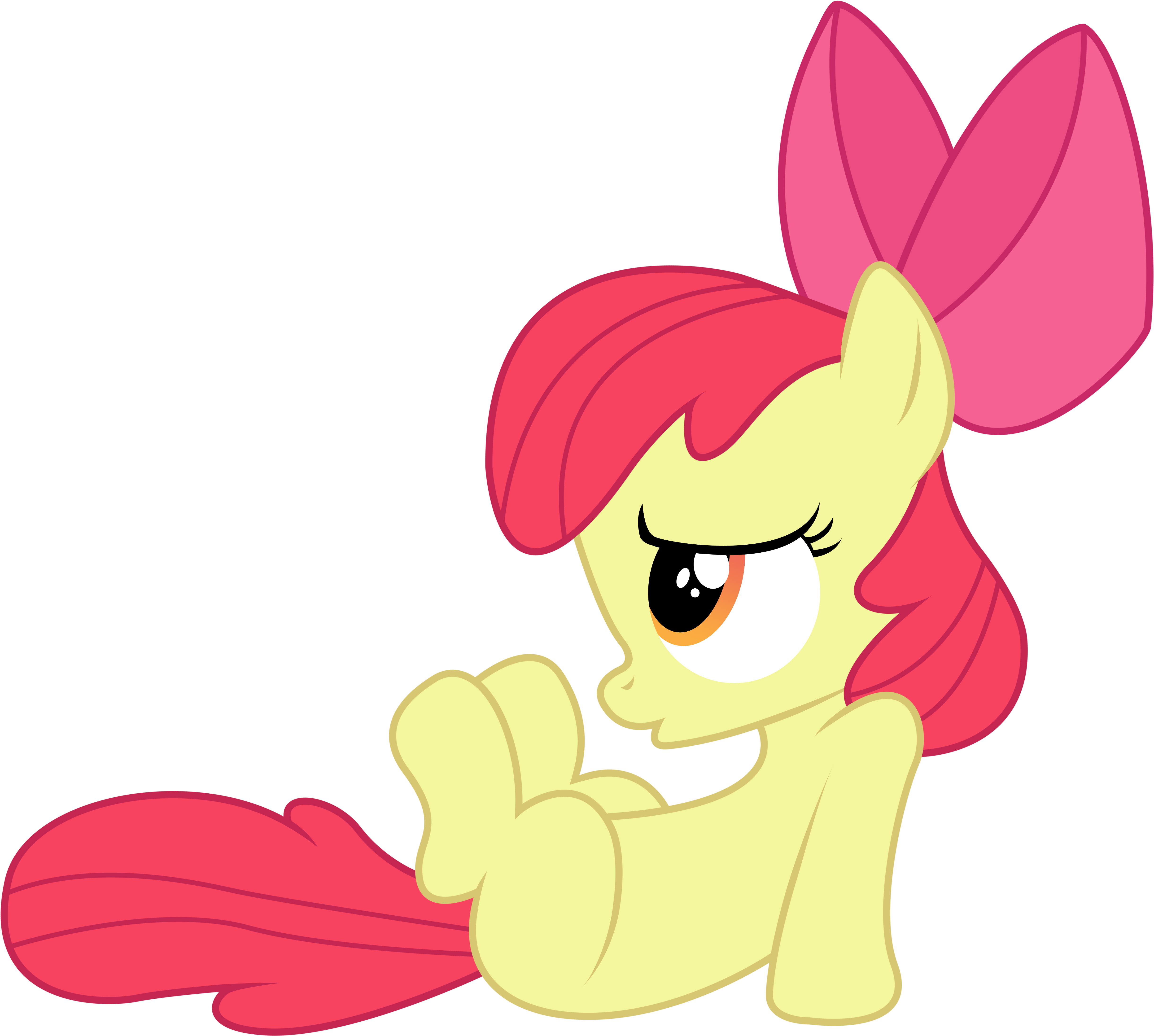 Apple Bloom Rainbow Dash Spike Sweetie Belle Pinkie - Mlp Baby Apple Bloom (4980x4452)