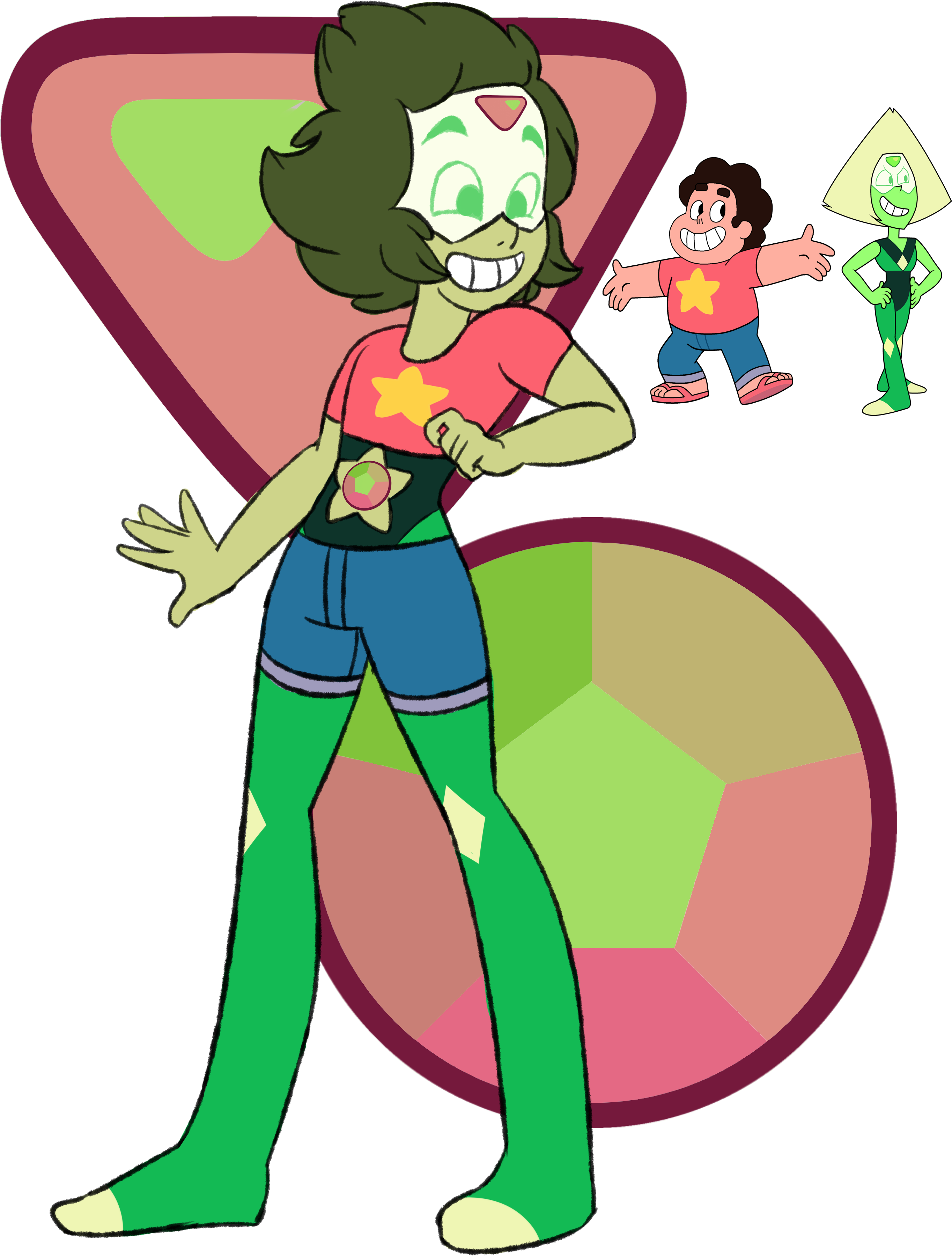 Steven Universe Favourites By Tdimlpfan234 On Deviantart - Steven Universe Peridot And Steven Fusion (2900x4000)