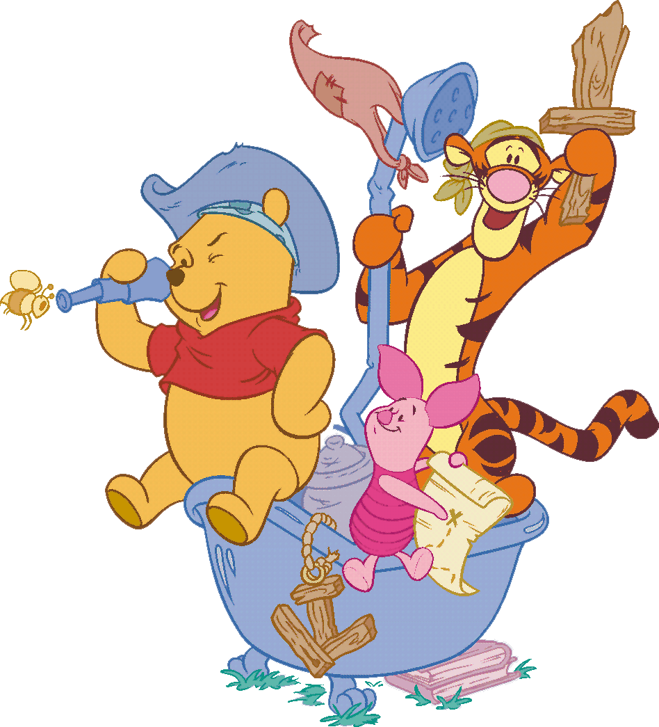 Pooh, Tigger & Piglet - Winnie The Pooh And Friends (948x1045)