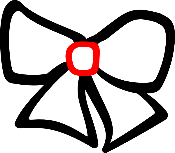 Hair Bow Clip Art - Hair Bow Clip Art (600x524)