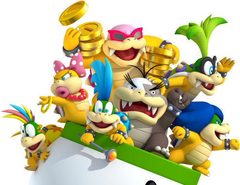 Koopalings And Bowser Jr (540x391)