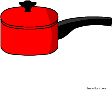 Red Suace Pan, Free Clip Art - Clip Art (450x450)