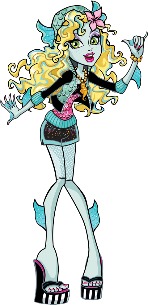 Ooak, Monster High, Dolls, Bratz, Bratzillaz, Fashion - De Monster High Lagoona Blue (522x990)