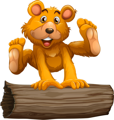 Cartoon Monkeyfunny - Sticker Enfant Ourson Hauteur - Hauteur 50cm - Autocollants (474x500)