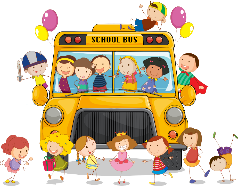 Van School Bus - Background For Ppt On School Life (923x721)
