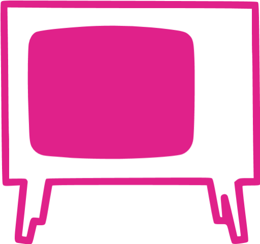 Barbie Pink Television 6 Icon - Barbie Pink Television 6 Icon (512x512)