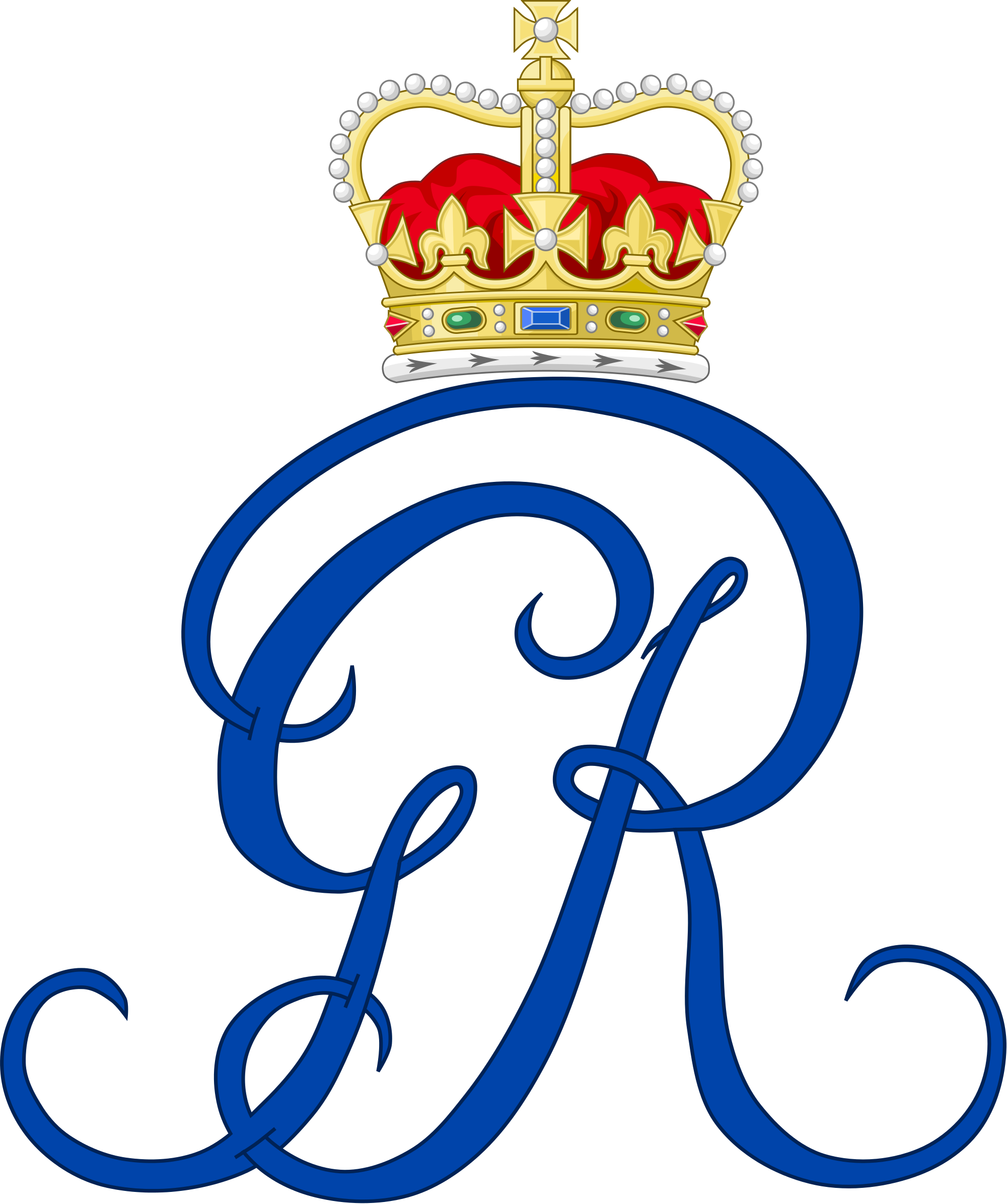 Open - Royal Wedding Crown Magnet (2000x2391)
