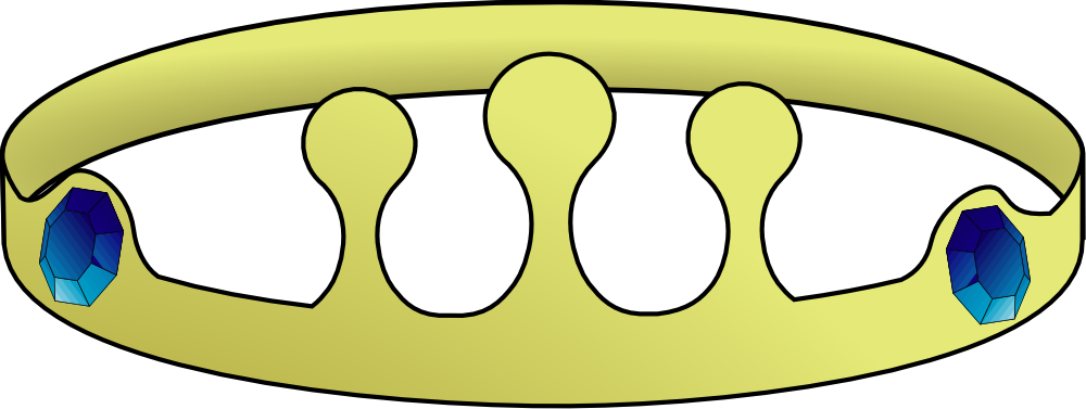 Clip Art Details - Crown (1000x377)