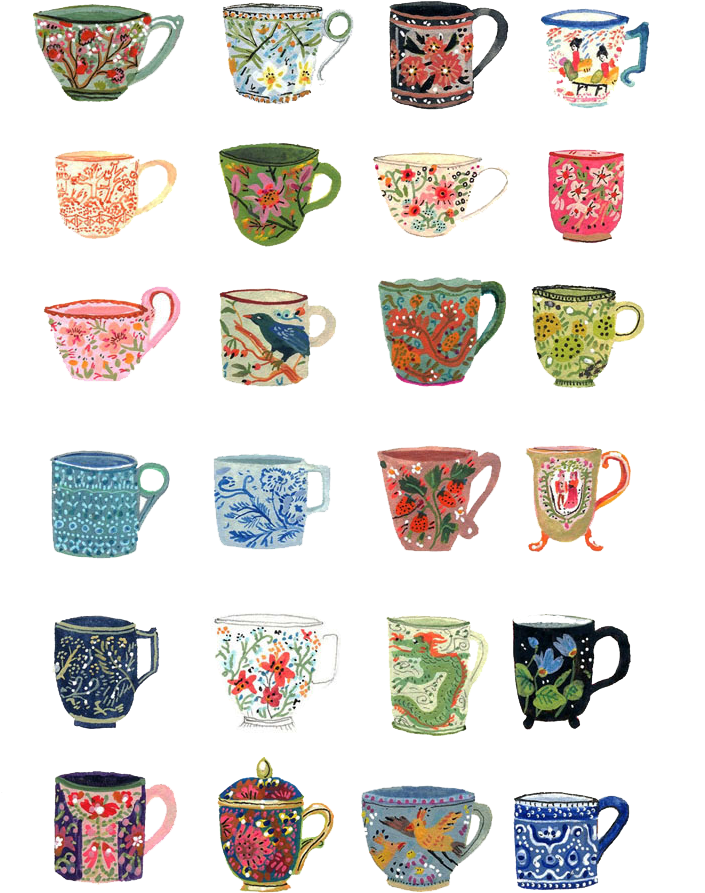 Becca Stadtlander Illustration - Becca Stadtlander Tea (721x1000)