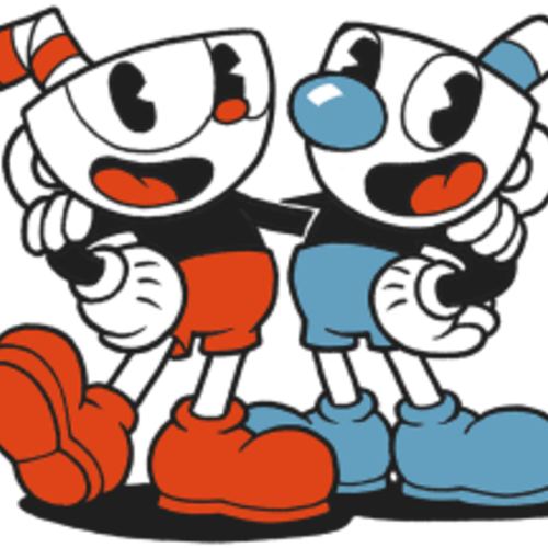 Default Cuphead And His Pal Mugman - Cuphead - Game Console, Pc (500x500)