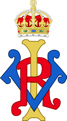 Royal Monogram Of Queen Victoria As Empress Of India - Queen Victoria Royal Monogram (282x512)