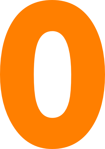 Clipart Of Zero Orange Clip Art At Clker Com Vector - New York Times App Icon (420x595)