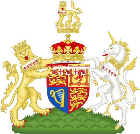 Coat Of Arms Of Hrh Prince William Of Gloucester - Meghan Markle Coat Of Arms (500x467)