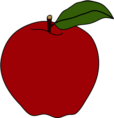 Red Apple Illustration Png Graphic Cave - Apple (1200x628)