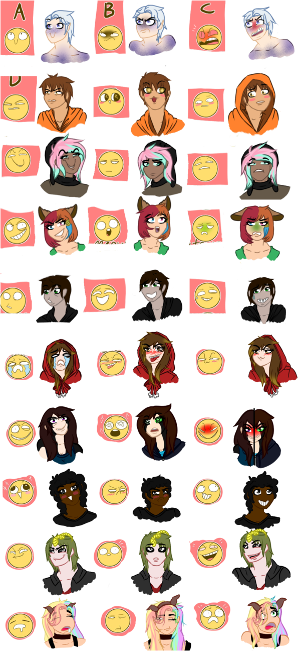 Emojies By Alex-inks - Emojies By Alex-inks (607x1316)