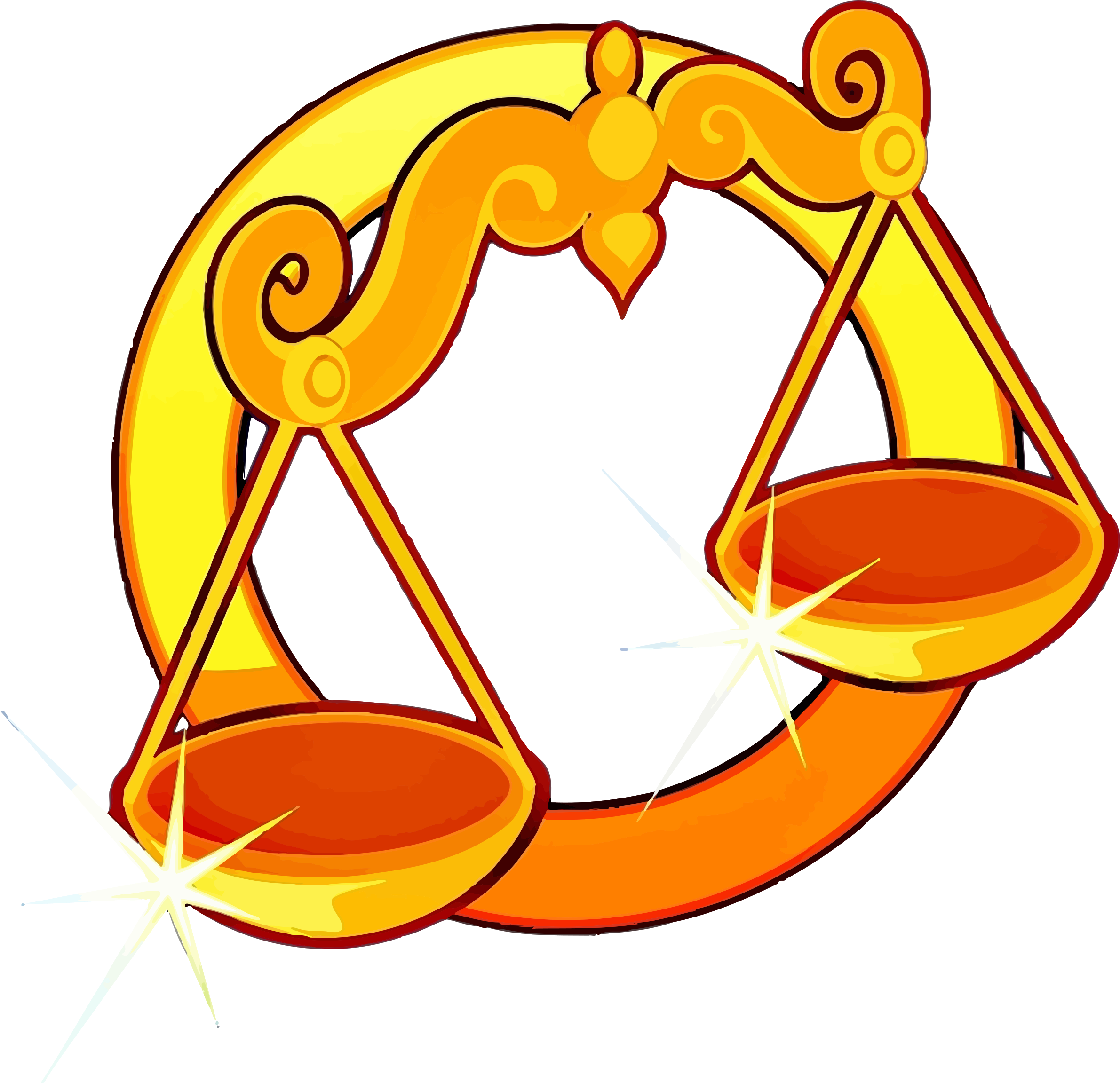 Big Image - Libra Clipart Png (2400x2323)