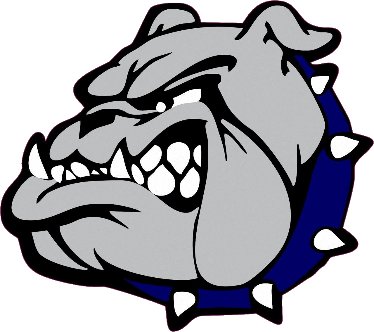Red River Bulldogs - 10in X 3in Purple Proud (1280x1136)