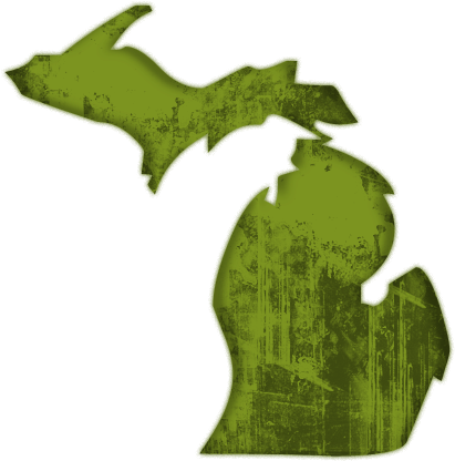 Michigan State Clip Art Free - Michigan Decal (512x512)