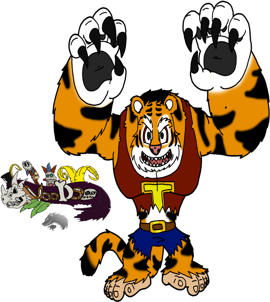 Tiger Kong By Chibi-tediz - Cartoon (1024x1153)