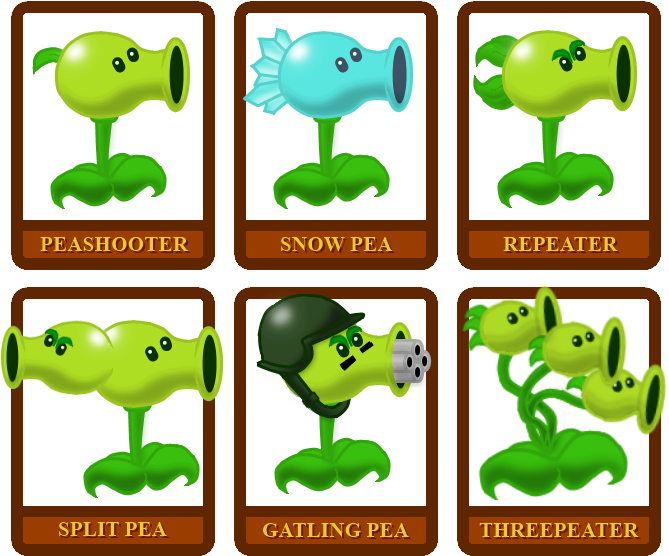 The Peashooters By Pseudospeed - Plants Vs. Zombies (684x590)