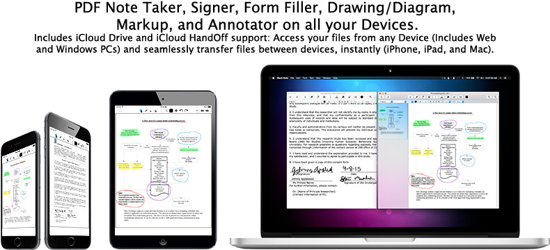 Pdf Draw Pro The Icloud Pdf Annotator, Signer, And - App Store (825x425)