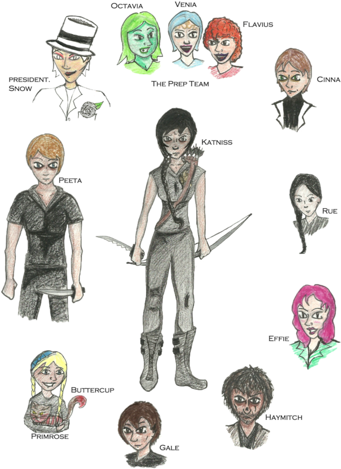 Cinna Hunger Games Drawing - Cartoon (786x1017)