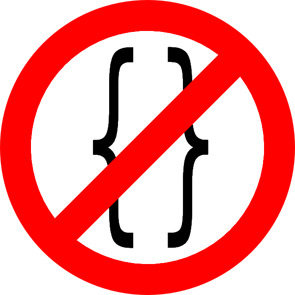 No Block Scope - Traffic Sign (600x600)