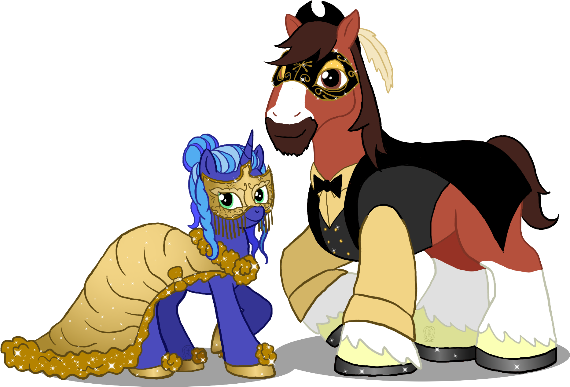 Genesis And Country In Masquerade - Cartoon (1893x1311)