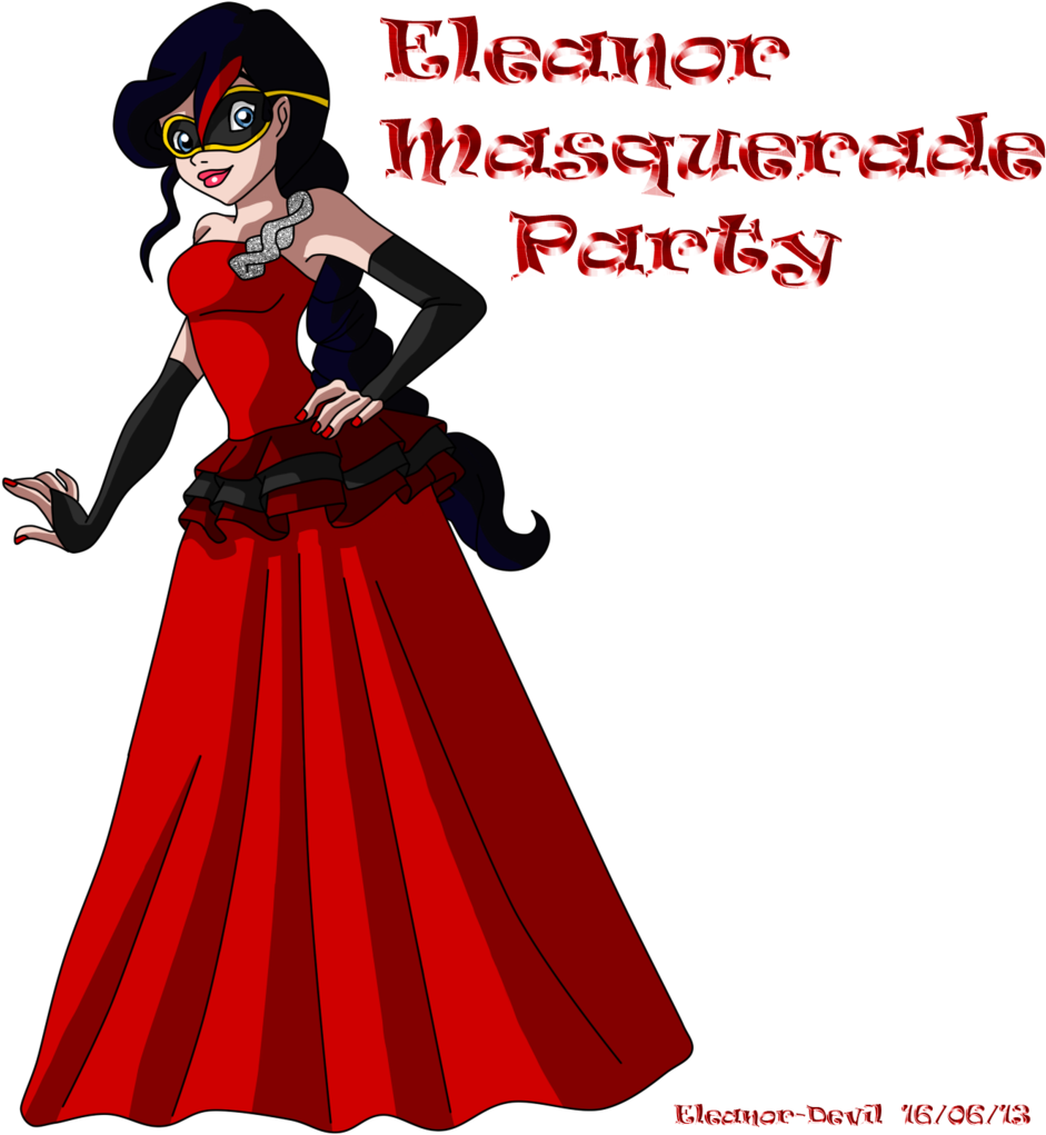 Masquerade Party By Eleanor-devil - Angels Friends Eleanor Devil (1024x1079)