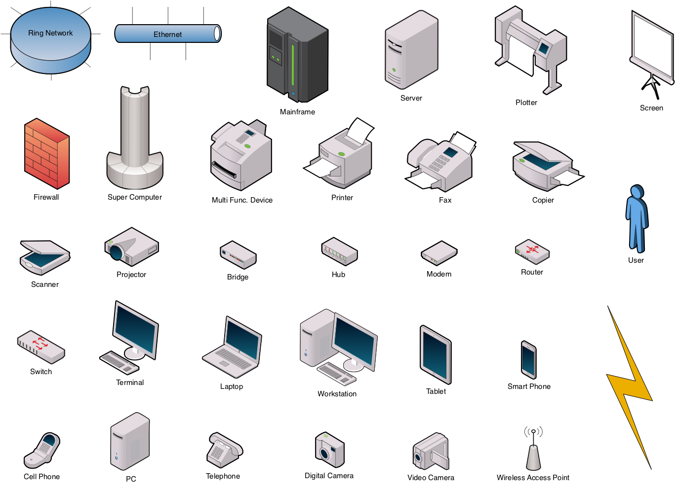 Network Diagram Icon (1389x1024)