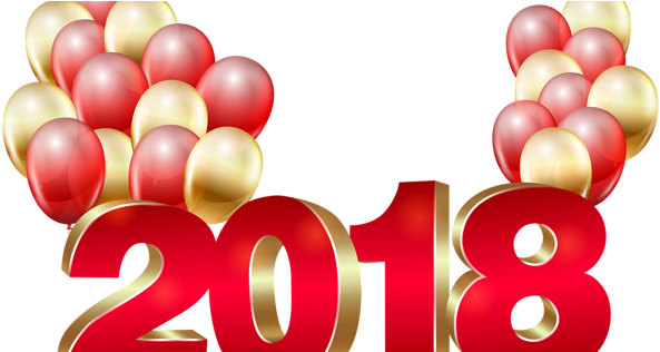 Red And Gold Balloons Png (600x315)