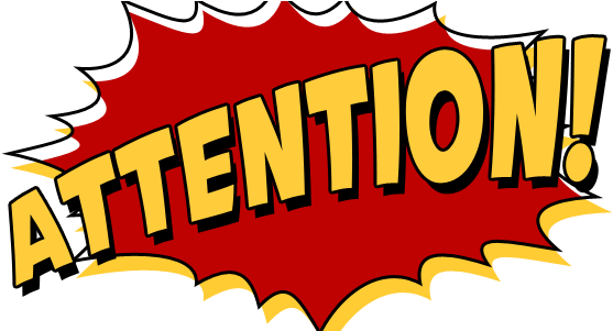Ob 291b8c Attention Logo Red And Gold Color - Stickalz Llc Manicure Tools Wall Art Sticker Decal (570x300)