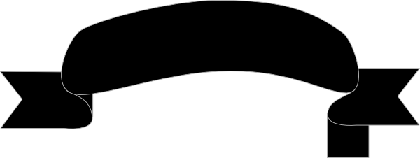 Black Ribbon Vector Png (600x226)