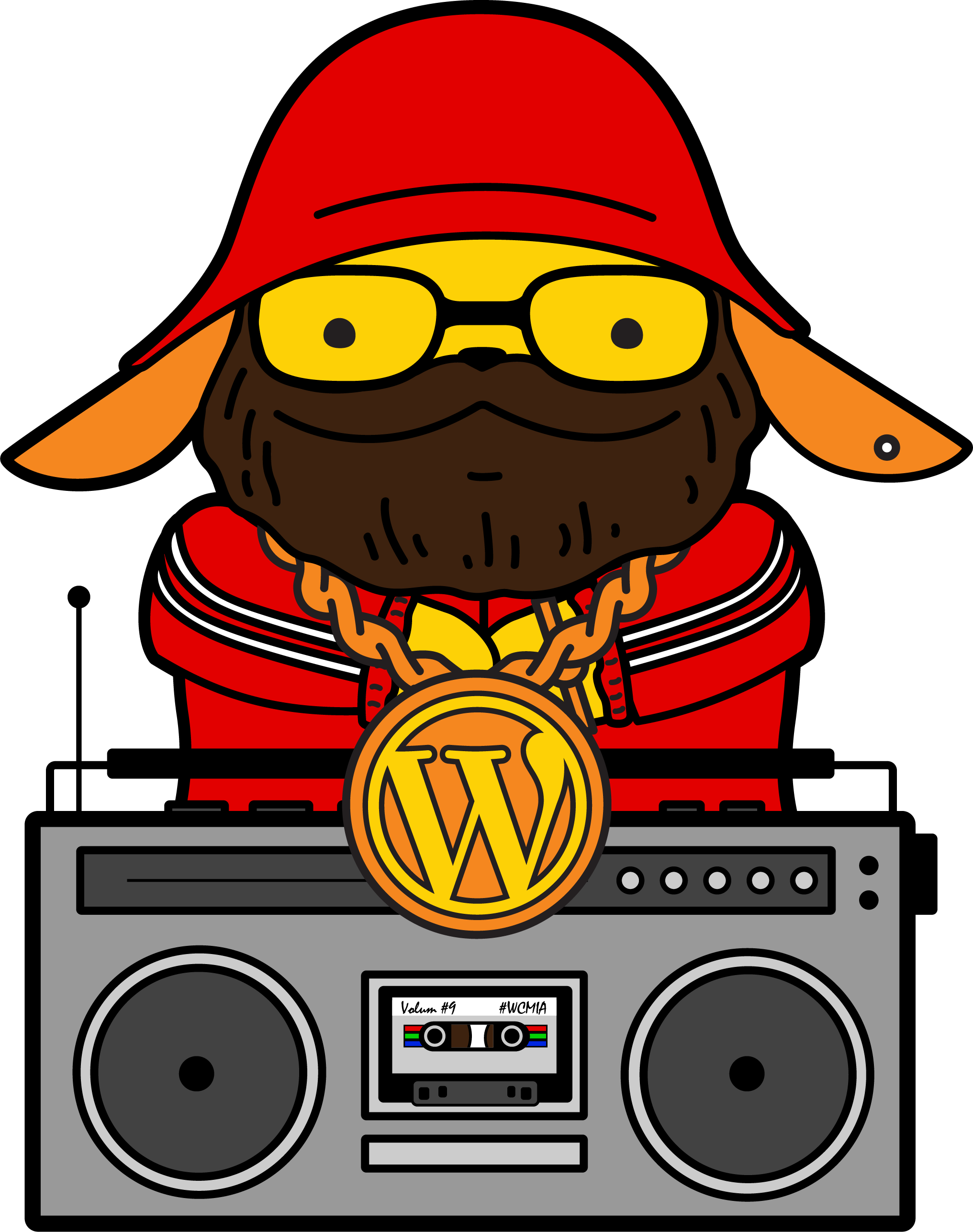 Hip Hop Wapuu - Hip Hop Music (2033x2575)