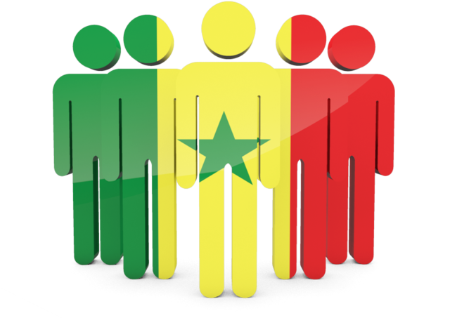 Illustration Of Flag Of Senegal - South African People Png (640x480)
