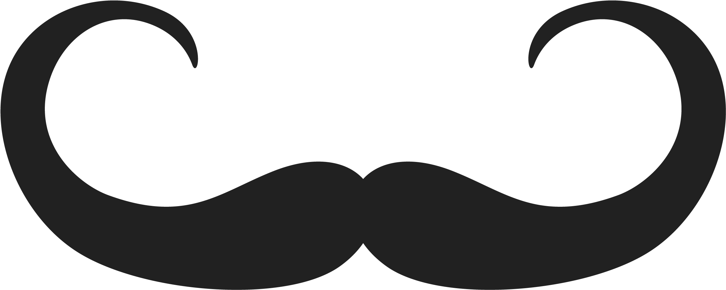 Brand White Font - Beard Cartoon (3661x1997)